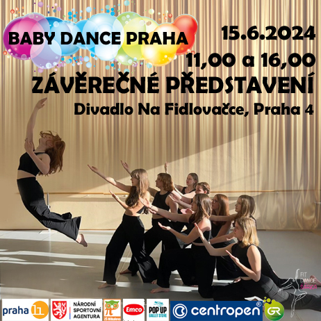 Závěrečné představení Baby dance Praha